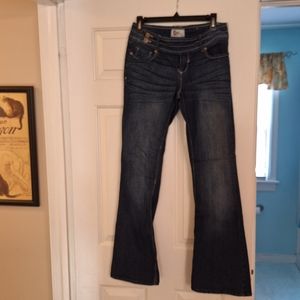 Sz. 7 So Boot Cut Jeans Dark Blue